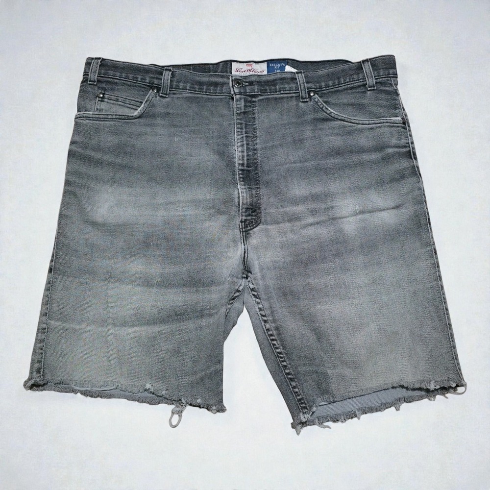 Vintage Levi's 540 Shorts Cut Off Jeans Grunge Y2K Distressed *Fits 39 Waist*
